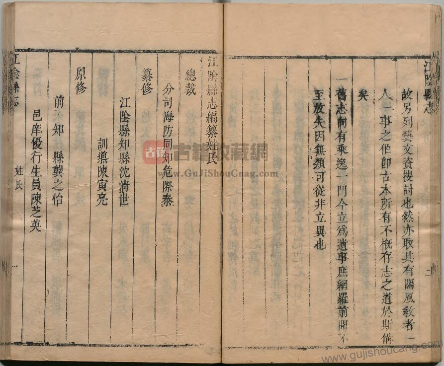 江苏省无锡市《康熙江阴县志》八卷 清 龚之怡修PDF高清电子版影印本下载插图1