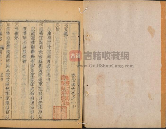 山东省泰安市《道光泰安县志》全十二卷 清徐宗干修 蒋大庆纂PDF电子版地方志下载插图1