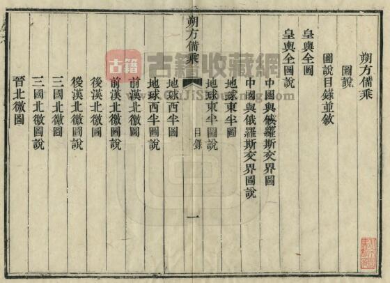 《咸丰朔方备乘图说》何秋涛撰 光绪三年刻本 PDF高清电子版影印本下载插图1