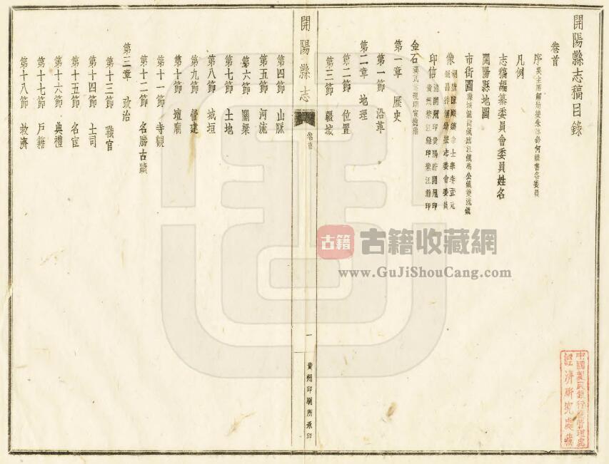 贵州省贵阳市民国《开阳县志稿》全十三章 解幼莹修PDF电子版地方志下载插图1