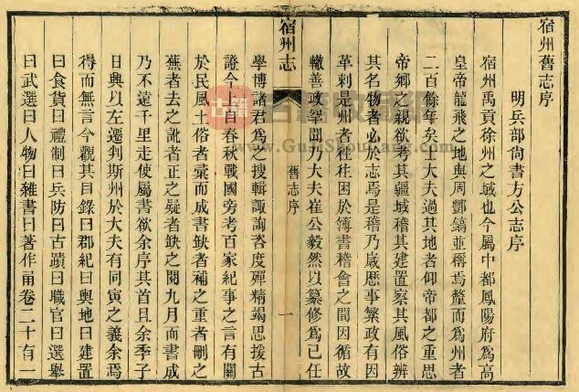 安徽省清光绪版《宿州志》三十六卷 何庆钊修 丁逊之 吴振声纂PDF电子版地方志下载插图1