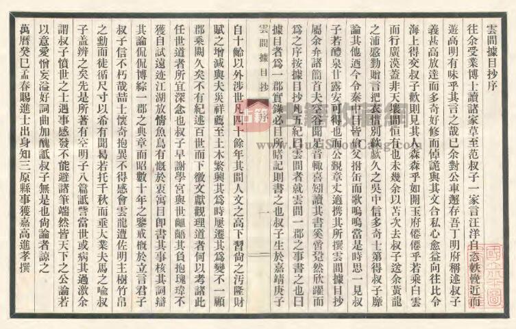 上海市松江区《民国云间据目钞》五卷 明范濂撰PDF电子版地方志下载插图1