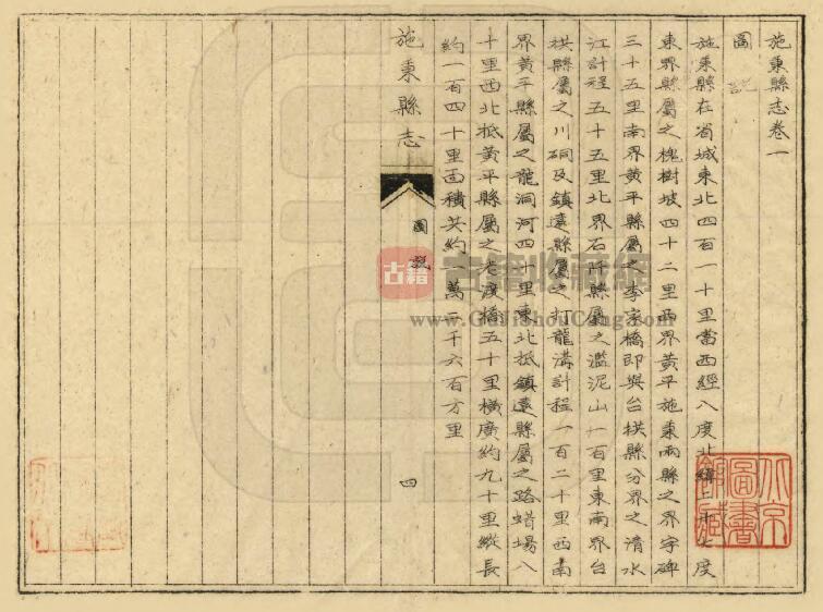 贵州省黔东南州《民国施秉县志》二卷 朱嗣元 钱光国纂修PDF电子版地方志下载插图1