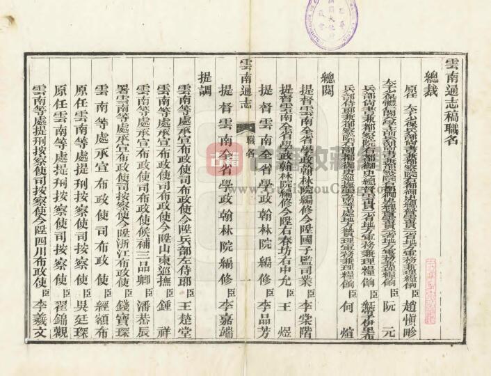 云南省地方志《道光云南通志稿》二百二十卷 清阮元修 王崧 李诚纂PDF高清电子版下载插图1