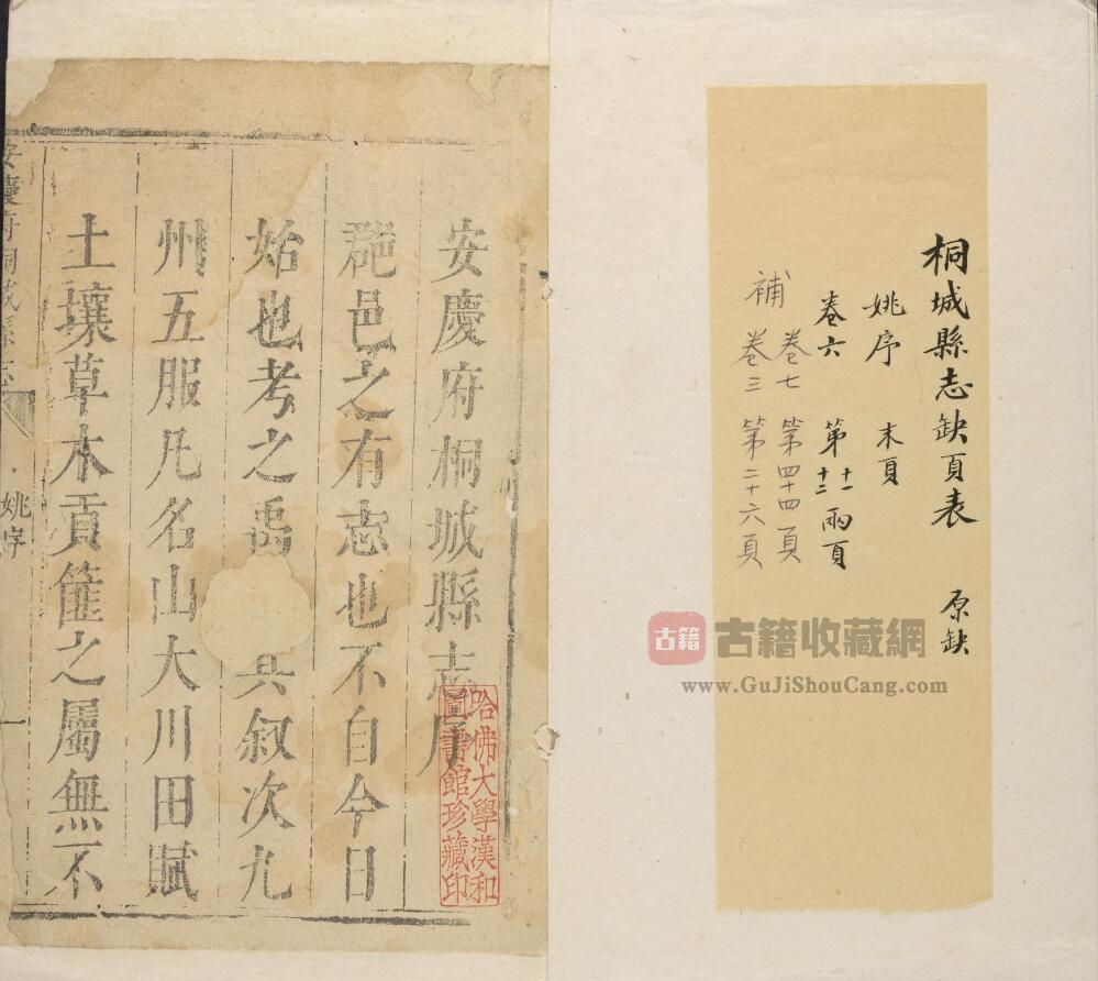 安徽省安庆市清康熙《桐城县志》八卷 胡必选修 倪傅纂PDF电子版地方志下载-古籍收藏网